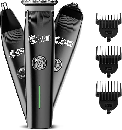 Beardo Ape-X Prime 3-in-1 Multipurpose Trimmer for Men | Grooming Kit : Beard Trimmer, Precision Trimmer, Ear & Nose Trimmer | Stainless Steel self-sharpening blades | Type C charging — 43% Off on Amazon