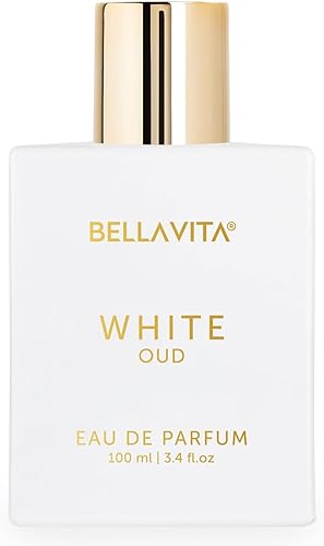 BELLAVITA White Oud Long Lasting Unisex Perfume | Perfume for Man and Woman | Eau De Parfum 100ml | Orange, Patchouli, Musk | Oud, Citrus & Spicy Premium Fragrance — 50% Off on Amazon