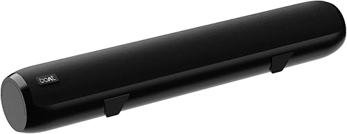 Boat Aavante Bar 610, 25W Signature Sound, 2.0 CH with Dual Passive Radiators, 7 HRS Battery, Sleek Design, Multi Connectivity, Bluetooth Sound Bar, Soundbar Speaker (Charcoal Black) — 67% Off on Amazon
