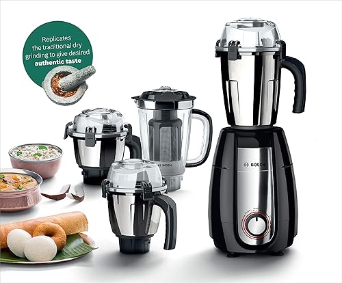 Bosch Pro 1000W Mixer Grinder MGM8842MIN - Black — 39% Off on Amazon