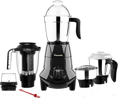 Butterfly Jet Elite Plus Mixer Grinder, 750W, 5 Jars, Grey — 48% Off on Amazon