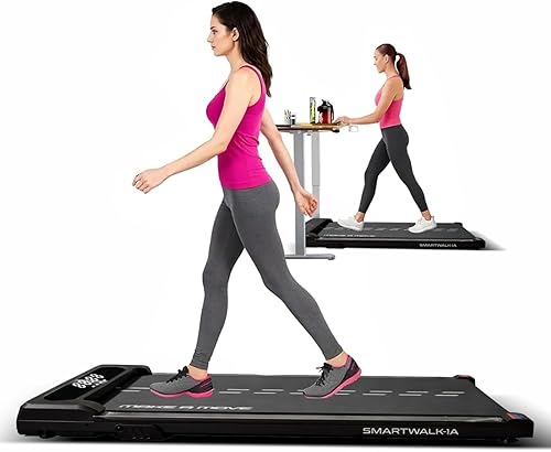 Cockatoo SmartWalk 1A Slimmest Walking Pad for Home, with Speed 1-6Km/Hr, 3HP Peak, 2-Level Incline Underdesk Treadmill (Max Weight:100 kg) — 64% Off on Amazon