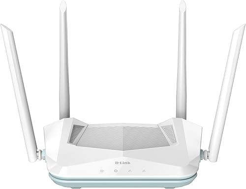 D-Link R15 | WiFi 6 Speed 1500 Mbps |Covers Upto 2500 Sq. Ft.| Dual Band | Gigabit Port| AI Powered Mesh Router |High-Performance |High-Gain Antennas |MTCTE Certified — 46% Off on Amazon