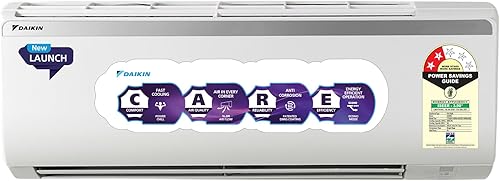 Daikin 0.8 Ton 2 Star, New Star rated,Fixed Speed Split AC (Copper, PM2.5 Filter, FTQ28XV16, White) — 31% Off on Amazon
