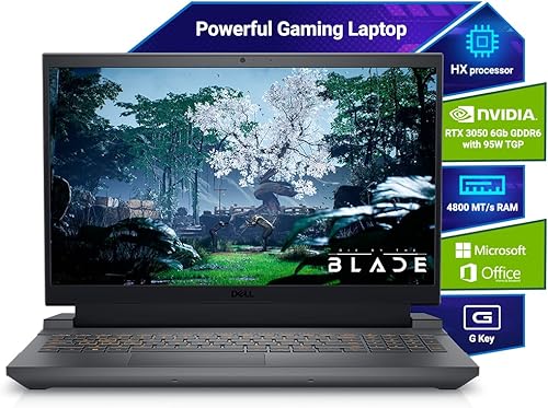 Dell G Series, 13th Gen Intel Core i5-13450HX, NVIDIA RTX 3050-6GB, 16GB DDR5, 512GB SSD, FHD, 15.6 inch/39.62cm, Windows 11, Microsoft Office Home 2024, 2.65KG, G15-5530, Backlit Keyboard, Gaming Laptop — 28% Off on Amazon