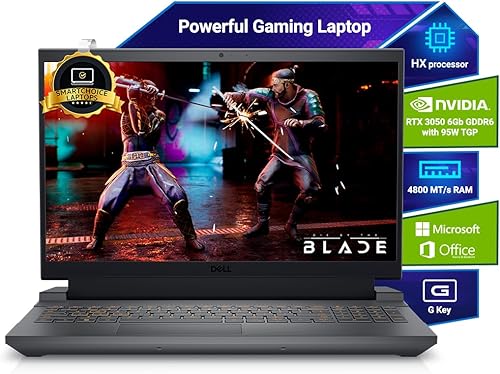 Dell G15, 13th Gen Intel Core i5-13450HX Processor, NVIDIA RTX 3050-6GB, (16GB RAM 1TB SSD) FHD 15.6 inch/39.62 cm, Orange Backlit Keyboard, Win 11, MS Office’24, Dark Shadow Grey, 2.65Kg Gaming Laptop — 20% Off on Amazon