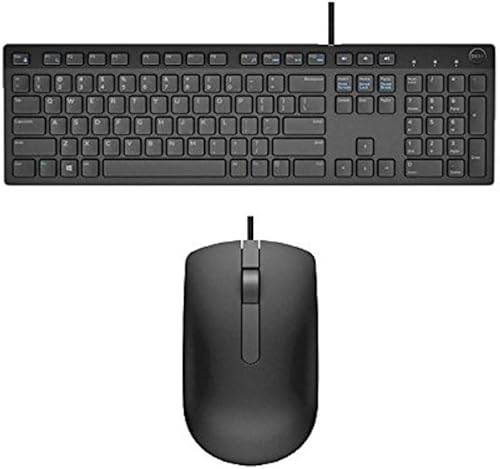 Dell USB Wired Keyboard and Mouse Set (Black) KB216+MS116 — 44% Off on Amazon