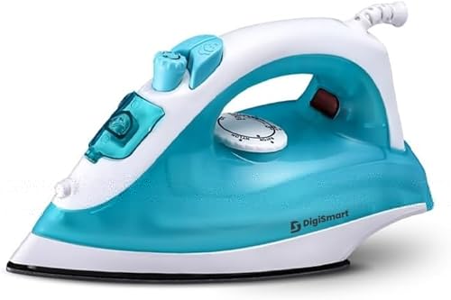 DIGISMART Misty Steam Iron Vertical & Horizontal Ironing 1500W Non-Stick Teflon Soleplate 200 ML Water Tank Come come with 1 Year Warranty — 61% Off on Amazon