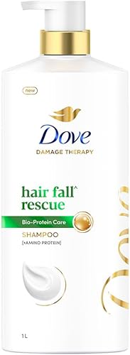 Dove Hair Fall Rescue Shampoo 1 L|| For Damaged Hair|| Hair Fall Control for Thicker Hair - Mild Daily Anti Hair Fall Shampoo for Men & Women — 54% Off on Amazon