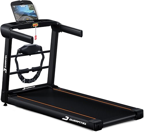Durafit91 Ace Multifunction 4.5 HP Peak BLDC Motorized Treadmill | 16 Km/Hr Max Speed | 120 Kg User Weight | Manual Foldable | Bluetooth Speaker | Wynd app | Home use — 73% Off on Amazon