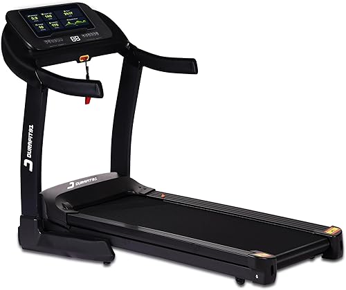 Durafit91 Vigor Pro 6 HP Peak BLDC Motorized Hydraulic Foldable Treadmill | 25 Level Auto Incline |18 Km/Hr Max Speed | Max User Weight 150 Kg | Bluetooth Speaker | Wynd app | Home use — 57% Off on Amazon