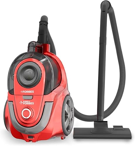 Eureka Forbes Cyclo Vac -24 kPa High Suction Vacuum Cleaner|Cyclonic Technology |Bagless |Compact, Lightweight & Easy to Use |6 Multipurpose Accessories |HEPA Filter |Vario Power |Auto Cord Winding — 34% Off on Amazon