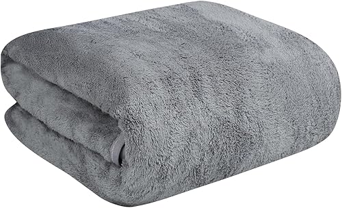 Fezora Microfiber Bath Towel for Men & Women – Large Size 70x140 cm, 400 GSM, Ultra Soft, Quick Dry, Lightweight & Super Absorbent Towel for Bathroom, Gym, Spa, Travel & Swimming (Grey) — 70% Off on Amazon