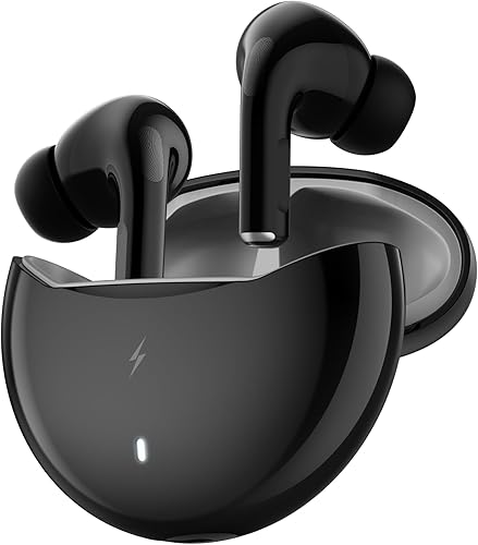 Fire-Boltt Aero TWS Earbuds Custom EQ, Wireless Bluetooth 5.4, Music & App Support, 50H Playtime, Fast Charging Case, 50ms Low Latency for Gaming, Touch Controls, IPX4 Waterproof, Clear Calls - Black — 92% Off on Amazon