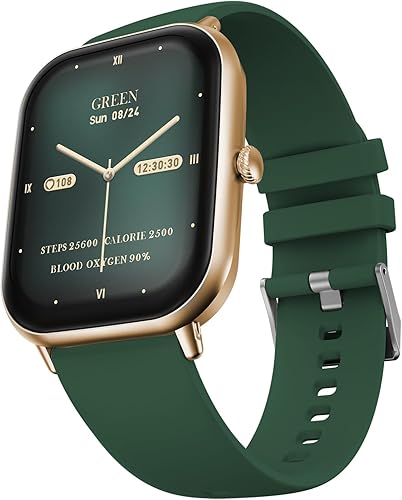 Fire-Boltt Ninja Call Pro Max Bluetooth Calling Smart Watch, 2.01″ HD Display, 120+ Sports Modes, Health Suite, AI Voice Assistance, SpO2 & Heart Rate Monitor Smartwatch for Men & Women - Green — 94% Off on Amazon