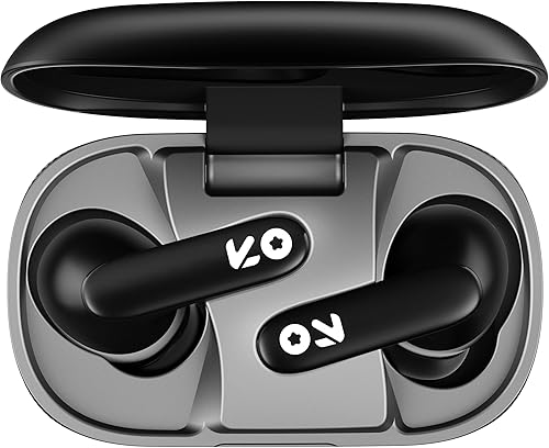 GOBOULT Z20 Made in India Bluetooth Ear Buds Wireless with 51H Playtime, Clear Calling ENC Mic, Low Latency Gaming, 10mm Drivers Earbuds Buds Bluetooth Wireless Earphones (Jet Black) — 84% Off on Amazon