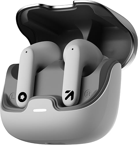 GOBOULT Z40 True Wireless in Ear Earbuds with 60H Playtime, Zen™ ENC Mic, Low Latency Gaming, Type-C Fast Charging, Made in India, 10mm Rich Bass Drivers, IPX5, Ear Buds TWS (White) — 80% Off on Amazon