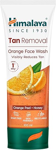 Himalaya Tan Removal Orange Face Wash, 100ml — 29% Off on Amazon