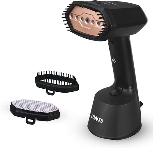 INALSA Garment Steamer,Steam Iron Press - Vertical & Horizontal Steaming up to 22g/min|1400W|300ml Water Tank|Ceramic Coated Steam Head|Heats Up in 20s|Detachable Lint & Steam Brush,Steamax 1400 — 57% Off on Amazon