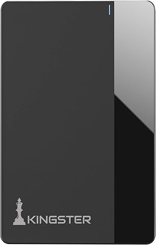 KINGSTER 1TB External Hard Drive – USB 3.0 Portable HDD | Ultra Slim, Plug & Play | Fast Data Transfer | Backup Storage for Laptop, PC, Mac (Black) — 44% Off on Amazon