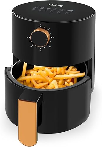 Lifelong 2.5L Air Fryer For Home-800W Small Airfryer Machine To Fry,Bake&Roast With Timer Control-Oil Free Fryer Machine-Electric Air-Fryer With 360° Hot Air Circulation Technology (Llhf26),Black — 70% Off on Amazon