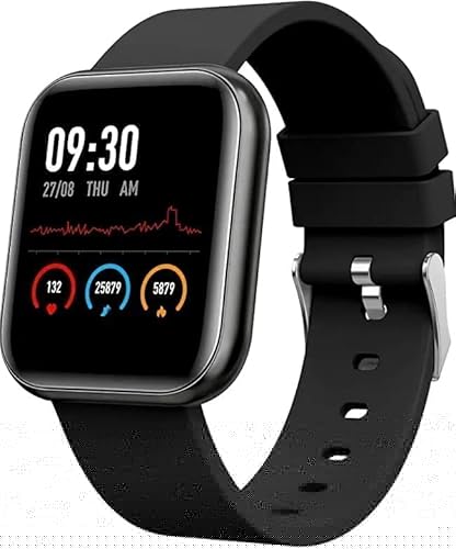 mi Smart Watch for Kids Men Boys 10-12 Years Old, Women Girls ID116 Bluetooth Smartwatch Wireless Fitness Band | Sports Gym Watch for All Smart Phones I Heart Rate and spo2 Monitor — 86% Off on Amazon