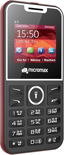 Micromax All-New X1i Smart Dual Sim Keypad Phone | Big 2.4 inch Display |Type C USB Port | Bright Torch| Wireless FM | Auto Call Recording | Black Red| — 59% Off on Amazon