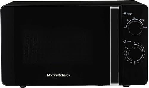 Morphy Richards 20 Litres Solo Microwave Oven| 6 Power Levels| Timer Function|Defrost| Overheat Protection with Auto Shut Off| 2 Year Product Warranty | Black — 50% Off on Amazon