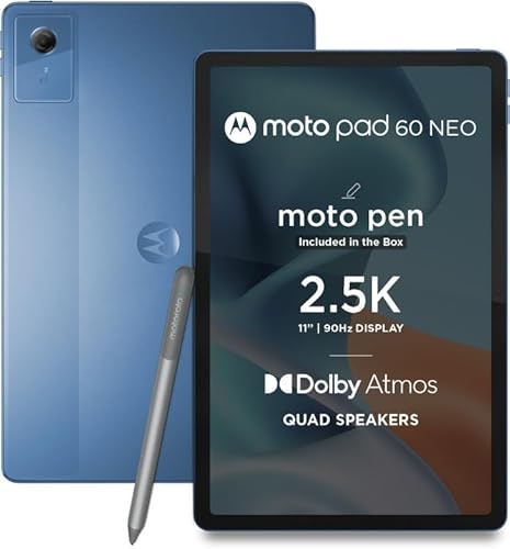 Motorola Pad 60 Neo (Blue, 8 GB RAM, 128 GB ROM) — 23% Off on Amazon
