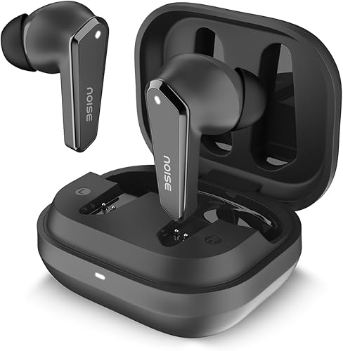 Noise Buds N1 Truly Wireless Earbuds with Chrome Finish, 40H of Playtime, Quad Mic with ENC, Ultra Low Latency Gaming (Up to 40 Ms), Instacharge(10 Min=120 Min), Bluetooth V5.3(Carbon Black) — 66% Off on Amazon