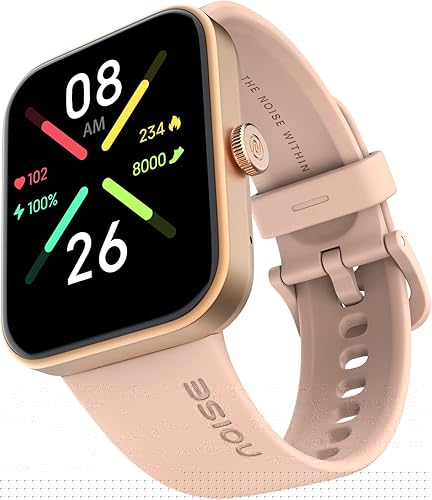 Noise Pulse Go Buzz Smart Watch with Advanced Bluetooth Calling, 1.69 inch TFT Display, SpO2, 100 Sports Mode with Auto Detection, Upto 7 Days Battery (2 Days with Heavy Calling) - Rose Pink — 74% Off on Amazon