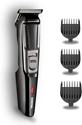 Nova NHT 1076 Cordless: 30 Minutes Runtime Trimmer for Men (Black) — 55% Off on Amazon
