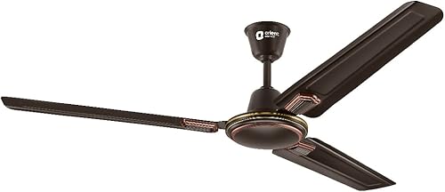 Orient Electric’s 1200 mm Pacific Air Déco| Decorative ceiling fan | Powerful airflow| BEE 1 Star Rated | 2-year warranty | Smoke Brown, pack of 1 — 48% Off on Amazon
