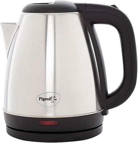 Pigeon Amaze Plus Electric Kettle 1.5 L, 1300 Watt, Stainless Steel Body with Auto Shut-off Feature Used for Boiling Water - (Silver) — 62% Off on Amazon