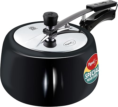 Pigeon by Stovekraft Hard Anodised Aluminium Inner Lid Cooker - 3 Litre with Induction Base, Silver, medium (14547) — 60% Off on Amazon