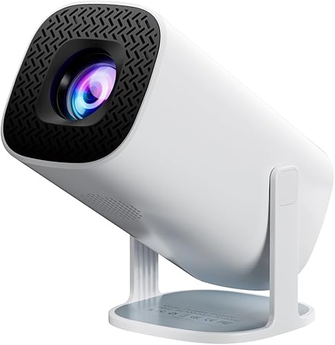 Portable Mini Projector 4K Support, Full HD 1080P Android 11 Smart Projector with WiFi 5G & Bluetooth 5.0, 180° Rotatable Home Cinema Projector (Hy Projector) — 43% Off on Amazon
