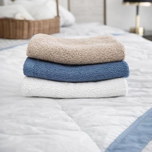 Premium Terry Cotton Face Towels Set of 3 – Super Soft, Quick Dry & Ultra Absorbent – for Home, Gym, Bathroom & Travel — 67% Off on Amazon