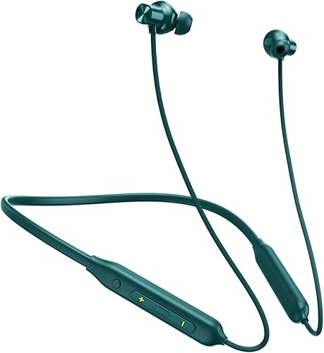 pTron Tangent Rush w/ 50Hrs Playtime, Pristine Sound, Dual-Device Pairing, Bluetooth 5.4 Wireless in-Ear Earphones with Mic, Voice Assistant, Type-C Fast Charging & IPX5 Water Resistant (Forest Green) — 72% Off on Amazon