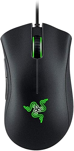 Razer DeathAdder Essential Wired Gaming Mouse I Single-Color Green Lighting I 6400DPI Optical Sensor- Black - RZ01-03850100-R3M1 — 69% Off on Amazon