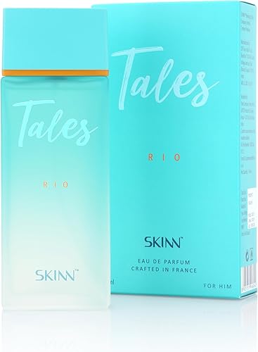 Skinn By Titan | Tales Rio Perfume - 100 Ml | Perfume For Man | Gift for Men | Premium Fragrance | Grooming Essentials | Long Lasting Smell for Men | Fresh, Woody |Eau De Parfum — 35% Off on Amazon