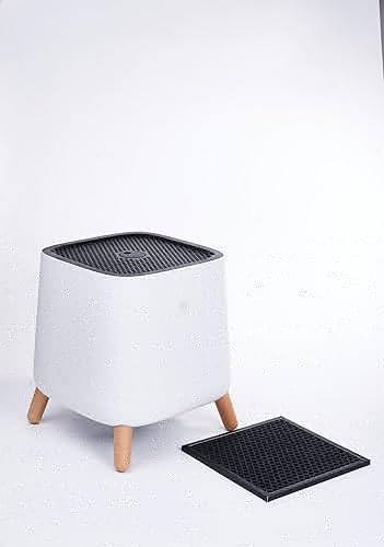 Smart Air Sqair Air Purifier with 360° air circulation for Home (Long Filter Life with Extra Thick HEPA & Carbon Filter) | Coverage area 430 sq. ft | Removes 99.5% PM 0.1, VOC, dust, viruses | White — 27% Off on Amazon