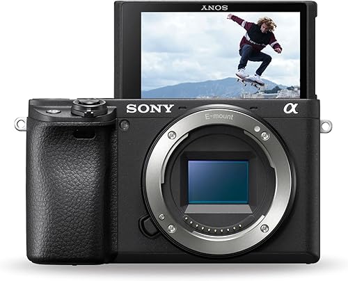 Sony Alpha ILCE-6400 24.2MP Mirrorless Digital SLR Camera Body (APS-C Sensor, Real-Time Eye Auto Focus, 4K Vlogging Camera, Tiltable LCD) - Black — 19% Off on Amazon