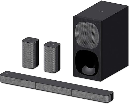 Sony HT-S20R Real 5.1ch Dolby Digital Soundbar for TV with subwoofer and Compact Rear Speakers, 5.1ch Home Theatre System (400W,Bluetooth & USB Connectivity, HDMI & Optical connectivity) — 26% Off on Amazon