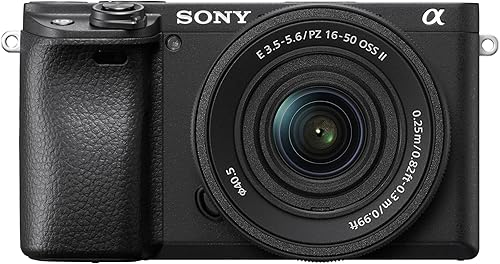 Sony New Alpha ILCE-6400K (Previously ILCE-6400L) with Upgraded SELP1650 (Ver 2) Power Zoom Lens | 24.2MP | APS-C Sensor | Fast Auto Focus | 4K Vlogging Camera | Tiltable LCD – Black — 18% Off on Amazon