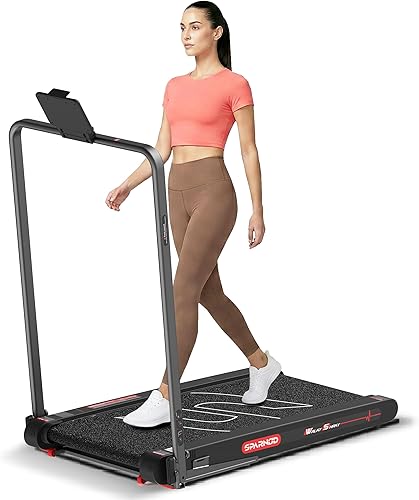 Sparnod Fitness WalkyShaky Plus Treadmill for Home Use – 3HP Motor, 3-6 km/h, Foldable, LED Display, 4 Vibration Modes, 900x390mm Running Surface, Remote Control & Phone/Tablet Holder 150kg Capacity — 68% Off on Amazon