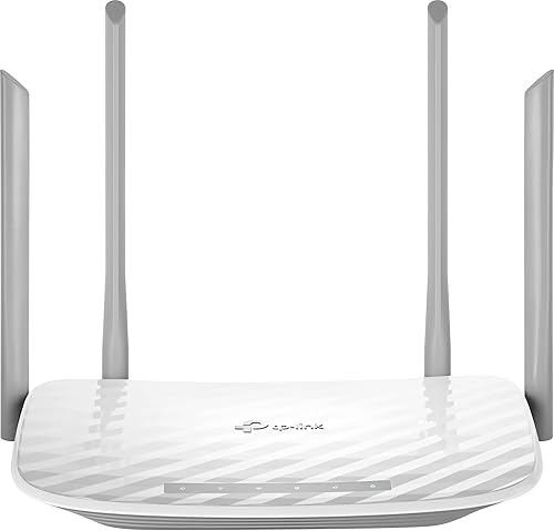 TP-Link Archer C50 AC1200 Dual Band Wireless Cable Router, Wi-Fi Speed Up to 867 Mbps/5 GHz + 300 Mbps/2.4 GHz, Supports Parental Control, Guest Wi-Fi, VPN (Black) — 26% Off on Amazon
