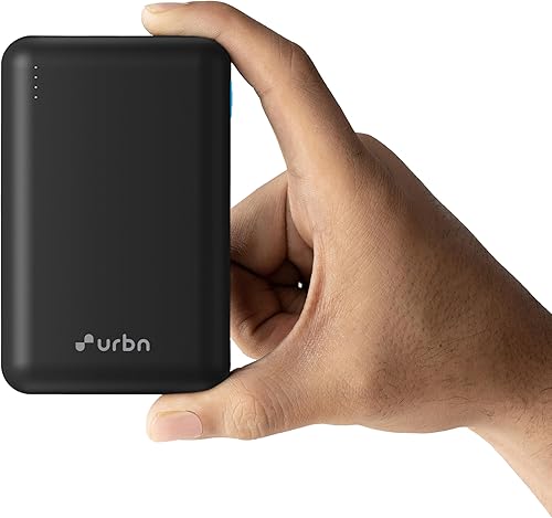 URBN 20000 mAh Premium Edition Nano Power Bank | Two-Way 22.5W Super Fast Charging | Pocket Size| Dual Type C Power Delivery (PD) Output + 1 USB Output for Quick Charge (Black) USB Type-C Input — 72% Off on Amazon