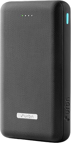 URBN 20000mAh 35W Turbo Fast Charging Power Bank | Dual Output | PD + QC Compatible | Two-Way Fast Charge | Pass-Through Charging | for MacBook Air, iPhone, Samsung, Android & More (Black) — 63% Off on Amazon
