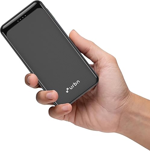 URBN Power Bank 20000mAh Fast Charging | 22.5W Super Fast Power Delivery (PD) Portable Charger | Triple Output | USB Type C Input & Output | Pass Through Charging | (Black) — 67% Off on Amazon