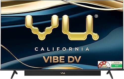 Vu 108cm (43 inches) Vibe Series 4K QLED Smart Google TV 43VIBE-DV — 39% Off on Amazon